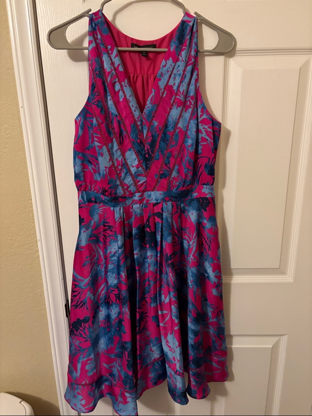 Banana Republic Pink and Blue Floral Dress